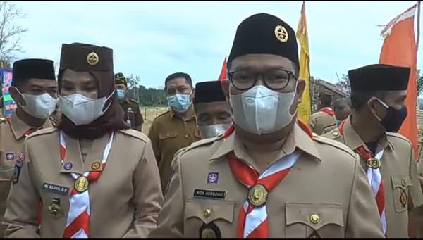 Bupati Bangka Selatan Instruksikan Seluruh Kades Gabung Kegiatan Pramuka