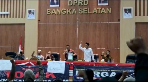 Usai Dikepung API, DPRD Bangka Selatan akan ke DPR RI Minta Harga BBM Diturunkan