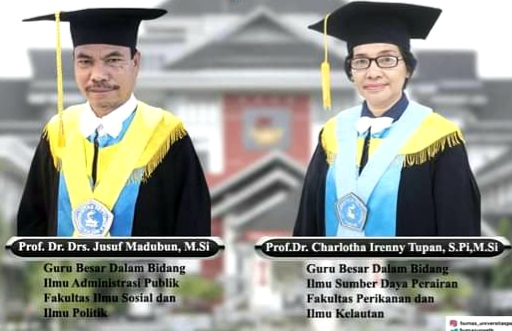 Universitas Pattimura Ambon Tambah Dua Guru Besar