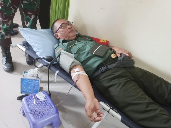 Bakti Sosial Peringati Hari Juang TNI-AD di Pringsewu: Solidaritas Mengalir Dalam Kantong Darah