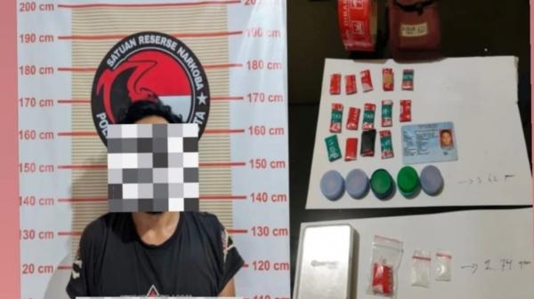 Satnarkoba Polres Tasikmalaya Kota Bekuk Pengedar Sabu di Cipedes