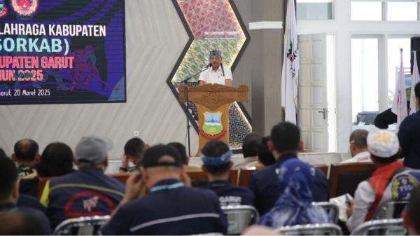 Bupati Garut Resmi Buka Musorkab KONI Garut 2025, Tekankan Demokrasi dan Kolaborasi