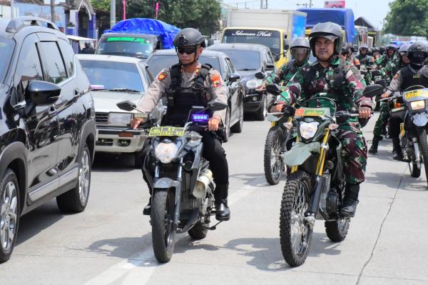Patroli Skala Besar Digulirkan, Polres Karanganyar Sterilkan Jalur Mudik dari Ancaman