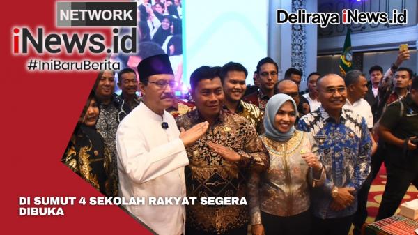 Dibuka di Sumut Tahun Ini 4 Sekolah Rakyat 