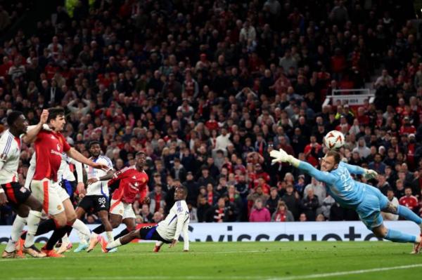 Dramatis! Comeback 5-4 atas Lyon, Manchester United Melaju ke Semifinal Liga Europa
