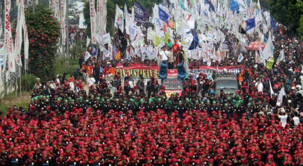 Ribuan Buruh Bakal Unjuk Rasa di Kantor Purbaya, Tuntut Pajak JHT Dihapus