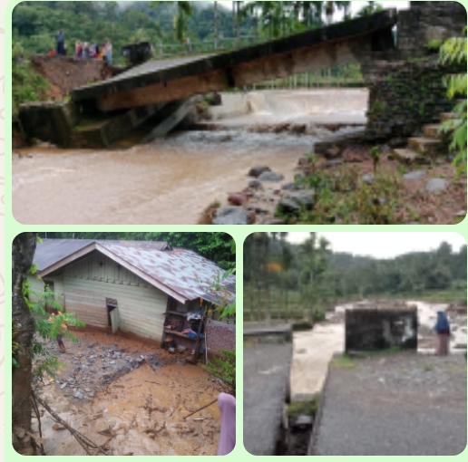 Intensitas Hujan Tinggi Akibatkan Banjir dan Longsor di Sejumlah Titik Kabupaten Pidie