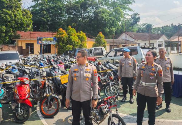 Polres Purbalingga Bubarkan Ratusan Remaja Terlibat Balap Liar, 50 Motor Diamankan