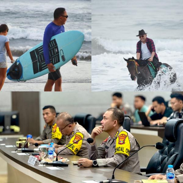 Polda Lampung Gelar Operasi Tuhuk Krakatau 2025: Amankan 302 Peselancar WSL Krui Pro dari 17 Negara