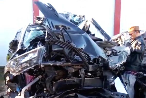 Kronologi Kecelakaan Maut di Tol Paspro Renggut Nyawa Ketua PCNU Pamekasan KH Taufik Beserta Istri