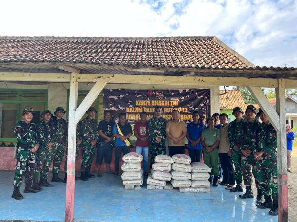 HUT Skadron 12 Amur Jaya Yudha Puspenerbad ke-13: Gelar Karya Bhakti di Kampung Way Pisang