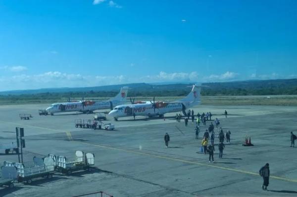 Dampak Letusan Gunung Ili Lewotolok, Bandara Wunopitu Ditutup Sementara
