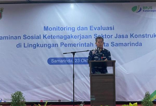 BPJS Ketenagakerjaan Gelar Monev Jasa Konstruksi Bersama Pemkot Samarinda 