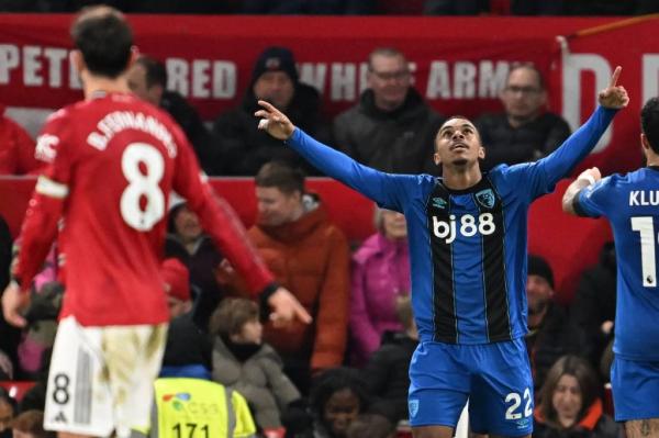 Hasil Liga Inggris: Duel Penuh Drama di Old Trafford, Manchester United Vs Bournemouth 4-4