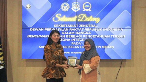 Pertahankan WBBM, Imigrasi Medan Terima Studi Banding dari Setjen DPR RI