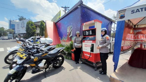 Kehabisan BBM? Pom Mini Pospam 01 Sukoharjo Siap Bantu Gratis Saat Operasi Lilin Candi