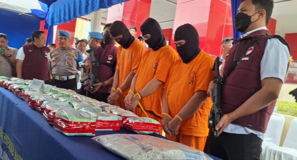 Perang Melawan Narkoba, Tiga Tersangka Terancam Hukuman Berat