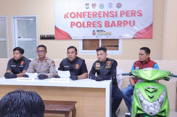 Pelaku Curanmor di Masjid Agung Barru Ditangkap Usai Kepergok Warga