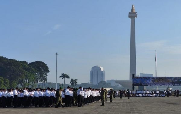 Pembekalan Bela Negara, 2.019 ASN Ikuti Pelatihan Militer Komcad