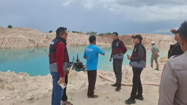 Tambang Timah Ilegal di Hutan Produksi Desa Tepus Ditertibkan, Excavator Tanpa Tuan Disita