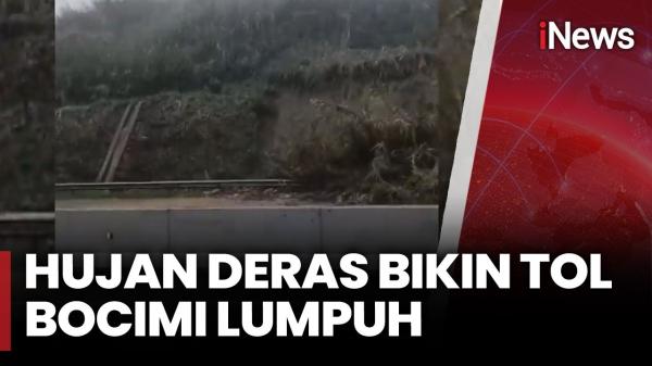 Tol Bocimi Arah Jakarta Kembali Dibuka usai Longsor akibat Hujan Deras