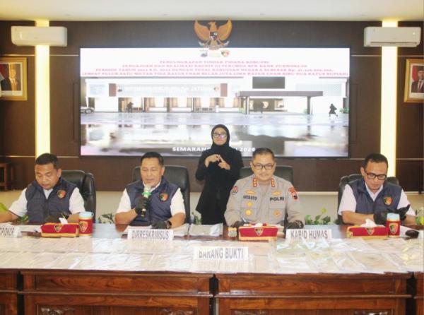 Polda Jateng Ungkap Kasus Korupsi di BPR Bank Purworejo, Negara Rugi Rp41,3 Miliar