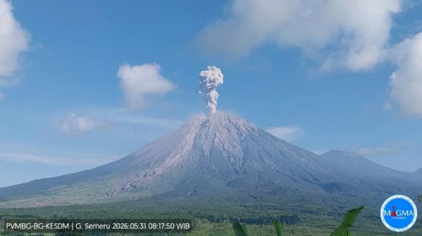 Gunung Semeru Status Siaga, 30 Kali Meletus dalam 6 Jam