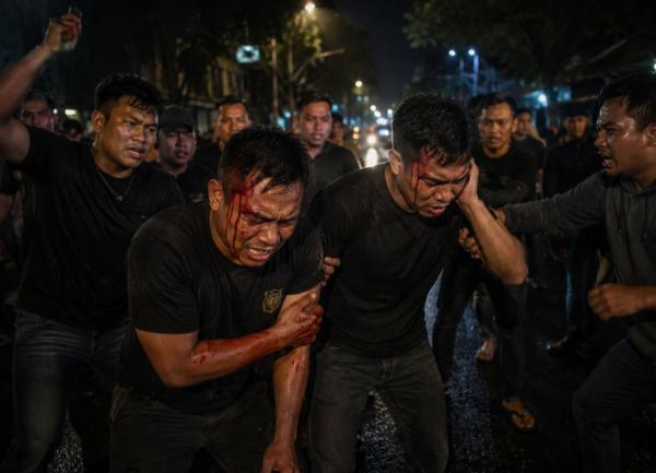 Dua Anggota Brimob Banten Dibacok Saat Bentrok dengan Debt Collector di Serang, Dua Pelaku Diamankan