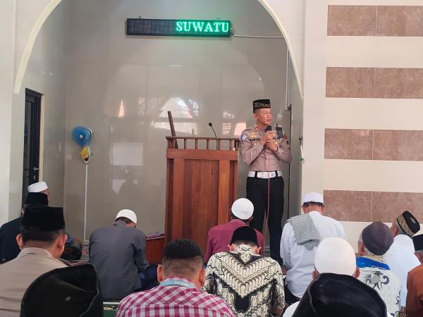 Operasi Patuh Candi 2026, Satlantas Sragen Gandeng Jemaah Masjid Tebar Edukasi Keselamatan