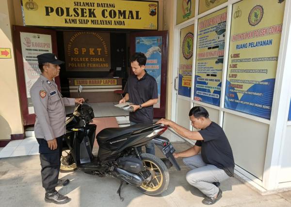 Seorang Penadah Sepeda Motor Hasil Curian Diamankan Polisi saat Transaksi COD di Comal Pemalang