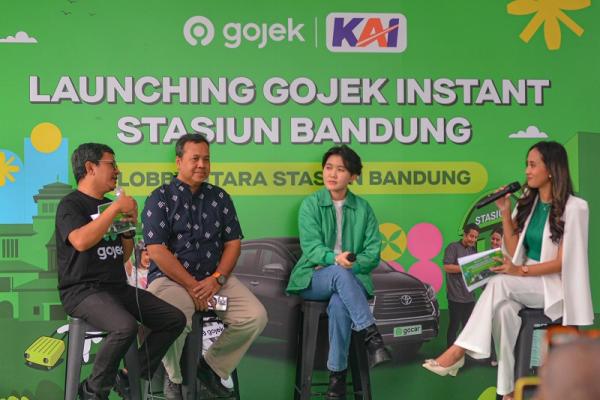 Atasi Kepadatan Area Last Mile, Titik Jemput Instan Kini Diterapkan di Stasiun Bandung