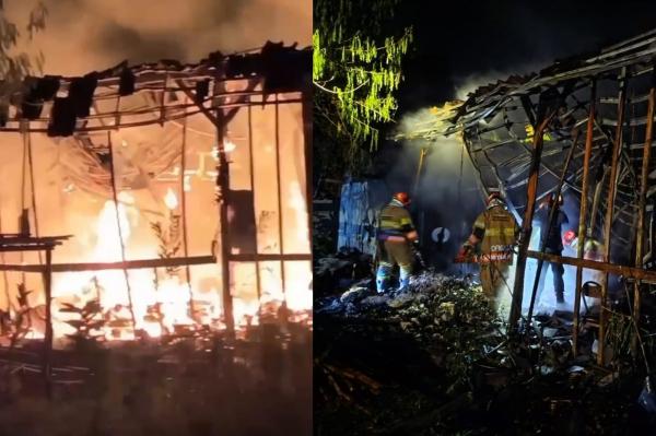 Kebakaran Hebat Melalap Rumah Kayu di Dander Bojonegoro, Begini Kronologi dan Dugaan Penyebabnya
