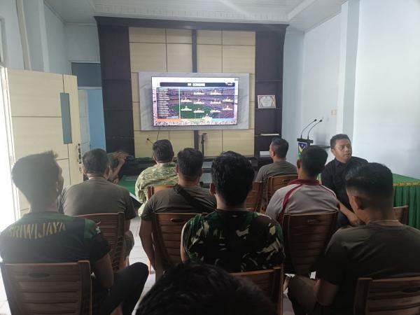 Aula Darma Wangsa Bergelora! Dandim 0423/BU Gelar Nobar Piala Dunia 2026 Bareng Warga