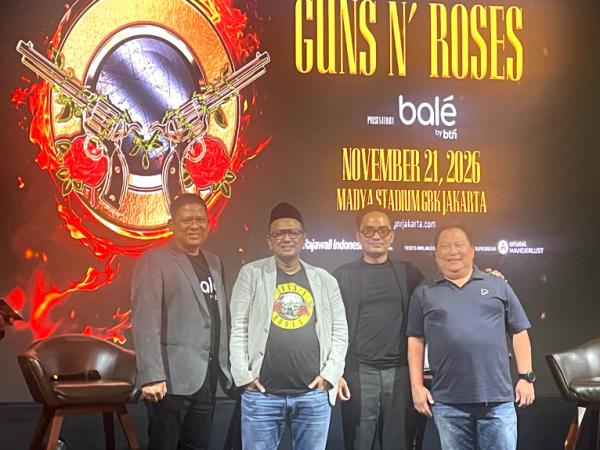 Guns N’ Roses World Tour 2026 Singgah di Jakarta, Catat Tanggalnya