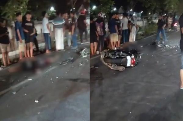 Kecelakaan Maut N-Max Adu Banteng dengan Truk di Jalan Raya Bojonegoro, 1 Korban Meninggal di TKP