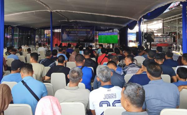Nobar Piala Dunia 2026 di Lanal Semarang Jadi Pesta Rakyat, Perputaran Ekonomi Tembus Rp400 Juta