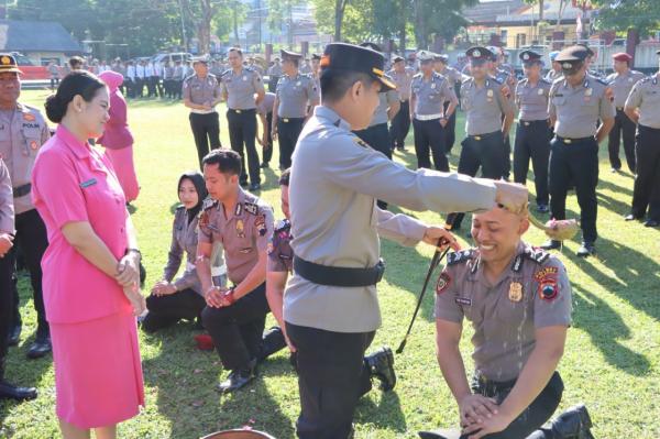 47 Personel Polres Salatiga Naik Pangkat, Satu Perwira Sandang AKP
