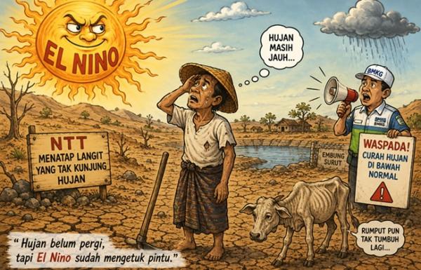 BMKG Bunyikan Alarm El Nino, NTT Masuk Daftar Wilayah Paling Rawan Kekeringan hingga 2027