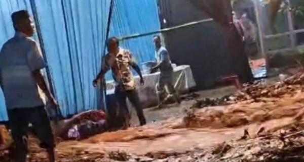 Hujan Deras Picu Luapan Sungai Batang Katanahan, Permukiman Warga di Tigo Nagari Terendam