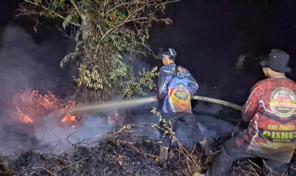 Karhutla di Tumbang Nusa Belum Padam, Tim Dalkarhutla Dishut Kalteng Berhasil Padamkan 2,64 Hektare
