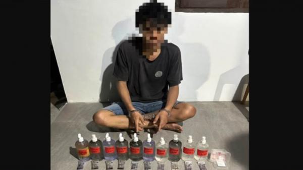 Tangkap Anggota Sindikat Narkoba Malaysia, Polda Kaltim Sita Ribuan Liter Bahan Baku Sabu