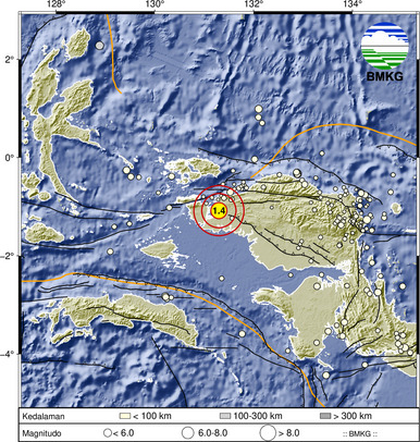 Gempa M3,7 Guncang Sorong Papua Barat Daya, BMKG Pastikan Tak Berpotensi Tsunami