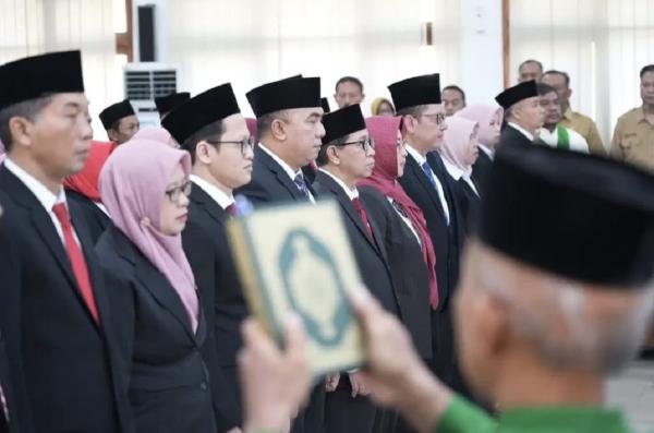Lantik 195 Pejabat 5 Kepala OPD, Bupati Bojonegoro: Jangan Hanya Lanjutkan Kebiasaan Lama