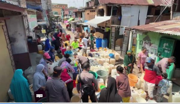 50.342 Warga Makassar Berpotensi Terdampak Kekeringan, BPBD Siaga Salurkan Air Bersih