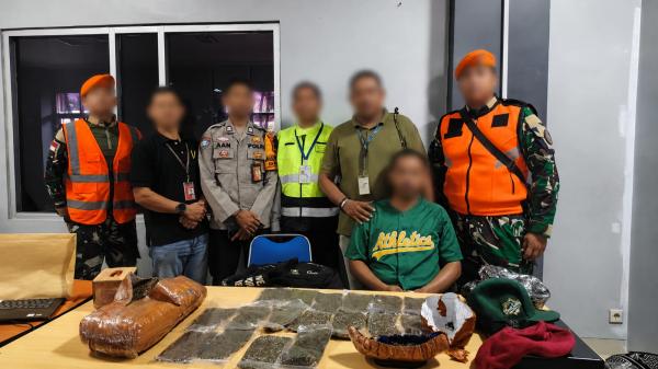 2,6 Kg Ganja Gagal Diselundupkan Lewat Bandara Sentani, Pelaku Ditangkap Sebelum Terbang