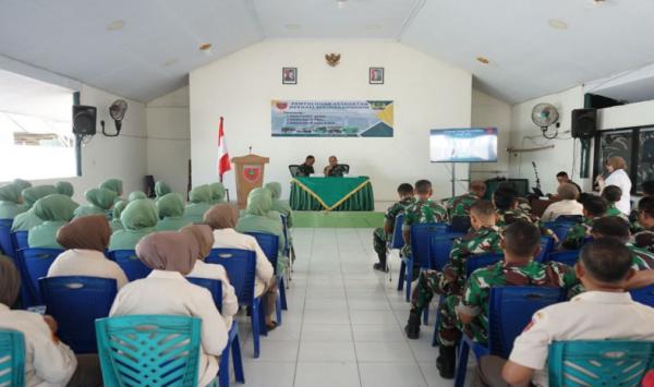 Kesdam XIV/Hsn Bekali Kodim Gowa Pengetahuan Cegah Penyakit Menular