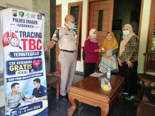 Polres Sragen Kerahkan Bhabinkamtibmas Bantu Eliminasi TB, 88 Kasus Terkonfirmasi