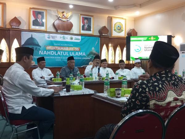 Matangkan Persiapan, Gus Ipul Gelar Rapat Perdana Panitia Muktamar ke 35 NU di Jombang
