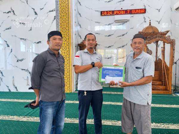 Masjid Baiturrahman Air Kuang Tambah Fasilitas AC, Jamaah Kian Nyaman Beribadah