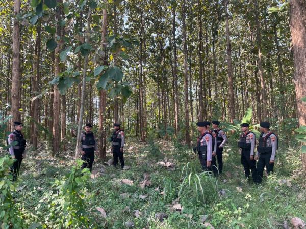 Cegah Karhutla dan Jaga Kamtibmas, Tim Pasopati Polresta Pati Intensifkan Patroli Kawasan Hutan